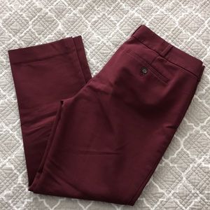 Burgundy Loft Pants